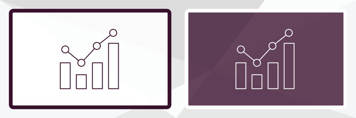 benchmarking outline icon. Linear vector from human resources concept. Thin line white and black benchmarking icon isolated on white and dark background
