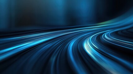 Blue abstract. lines coming. together and defining the direction, technology background.