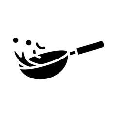 Cooking glyph icon