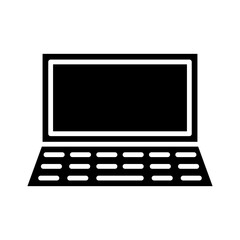 Laptop glyph icon