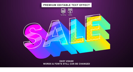 Text effect sale style design