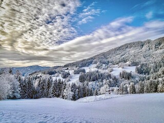Paesaggio invernale da favola