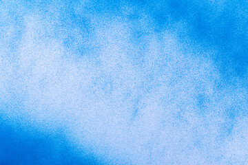 スプレー塗料で塗られた青色の背景