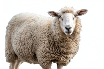 Close-Up of Sheep's Face with Gentle Expression
A close-up of a sheep's face, focusing on its soft eyes and woolly fur