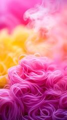 Obraz premium Colorchanging mood pasta that shifts hues based on diners emotions