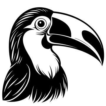 recommend clip art: toucan vector black silhouette tattoo design 