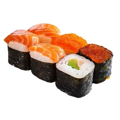 Sushi PNG isolated on Transparent background