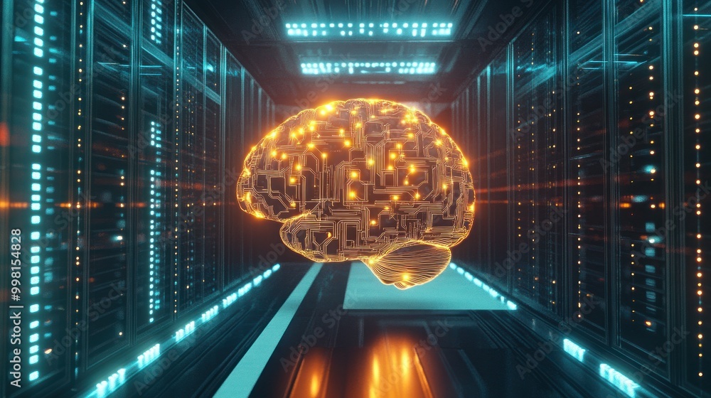 Aufkleber artificial intelligence in data center