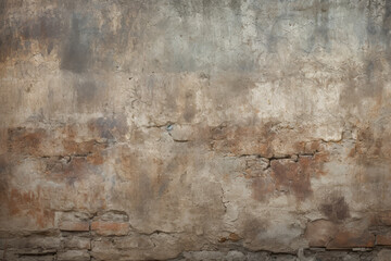 Obraz premium Processed collage of dirty brown concrete wall surface texture. Background for banner, backdrop