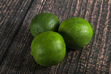 Green sour tropical Lime fruit
