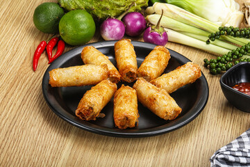 Vietnamese cuisine fried spring roll