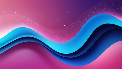 Obraz premium abstract blue wave background