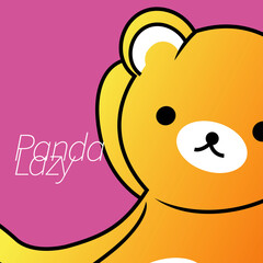 lazy panda