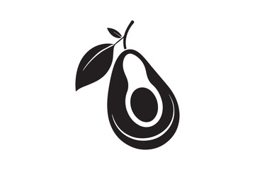 Download Avocado Silhouette Vector