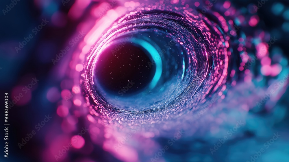 Poster captivating and mesmerizing abstract composition featuring a fluid vortex of vibrant colors dynamic 