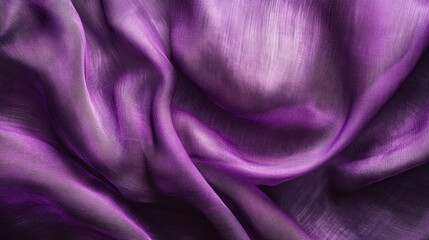 Obraz premium Purple fabric texture background, highlighting the intricate details of a silk or linen pattern.