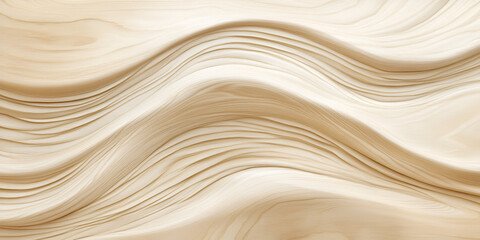 Wavy Cream Color Abstract Texture