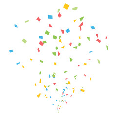 Holiday Rectangular Confetti. Light Rainbow glitter confetti background. Colored festive texture
