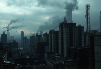 Pointillism style using QR code dots to form woman's face and tr