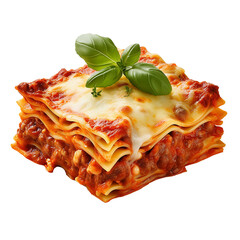 Lasagna PNG isolated on Transparent background