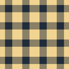 Fototapeta premium Designer check background fabric, list vector tartan seamless. Dining texture plaid pattern textile in pastel and amber colors.