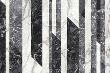 Beautiful patchwork pattern. Mixed of white, grey and dark grey marbles.