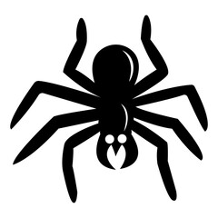 spider icon silhouette 