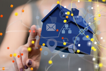 using futuristic interface of smart home automation iot