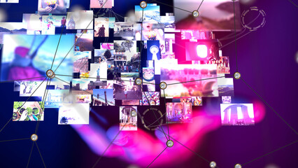 streaming data picture video material