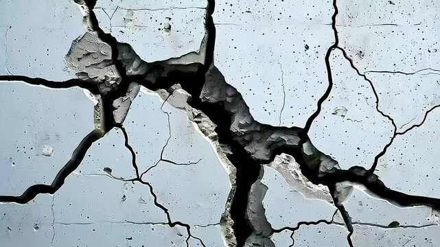 a cracked wall
