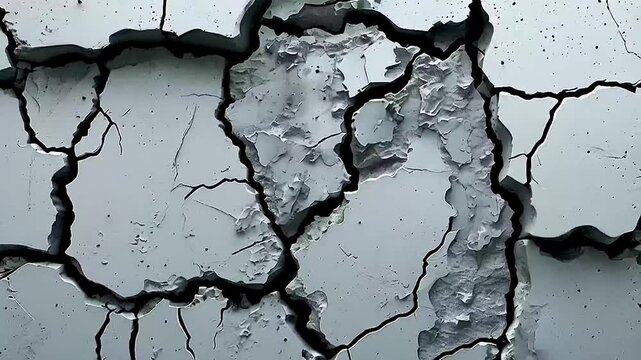 a cracked wall