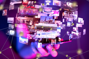 streaming data picture video material