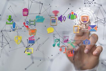 2d rendering Cloud computing, Cloud Computing Concept
