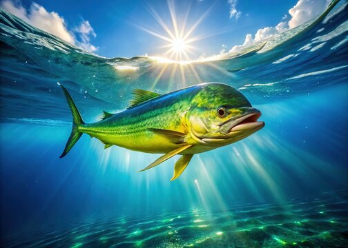 Mahi Mahi In Water