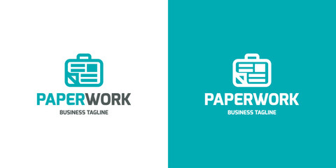 document job logo vector