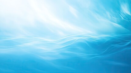 Fototapeta premium A bright sea blue background with a smooth texture, ideal for adding a touch of freshness and clarity to your design.