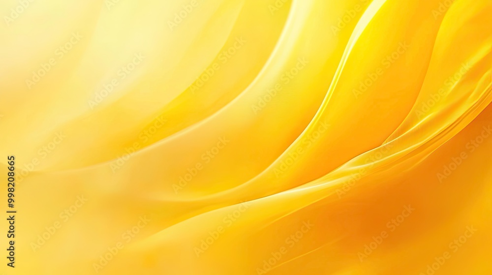 Poster a bright yellow background with a slight gradient effect, perfect for adding warmth and energy to yo