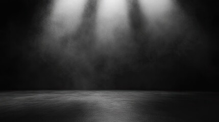 A clean black background with soft lighting, perfect for adding a touch of elegance to your designs.