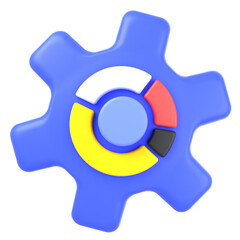Innovation and Business 3D icon concept. 3d illustration of Success Metrics