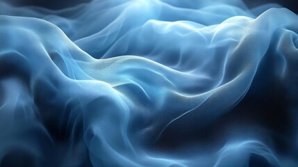 Fototapeta premium A blue and white image of a wave with a lot of detail