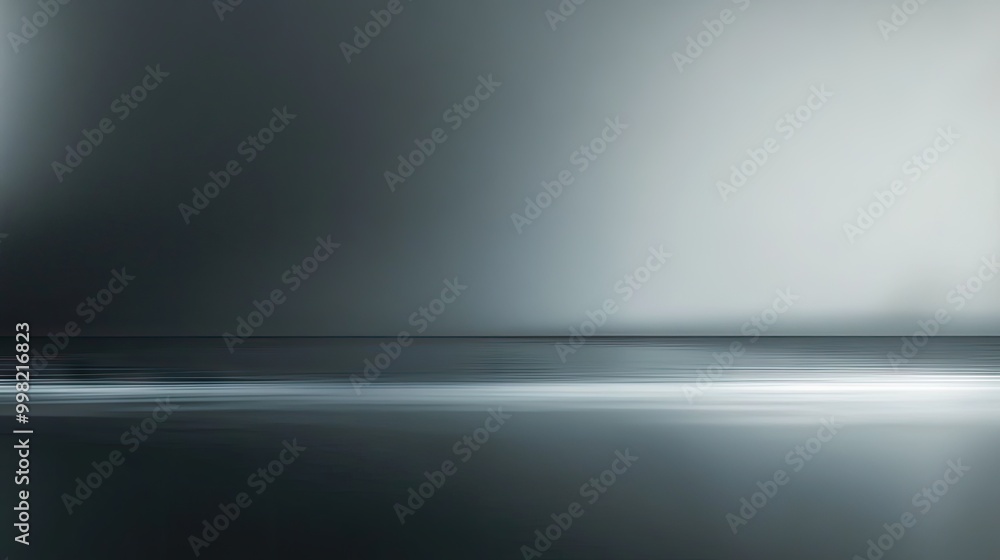 Poster a matte gray background with a slight reflection, ideal for a clean and professional look for banner