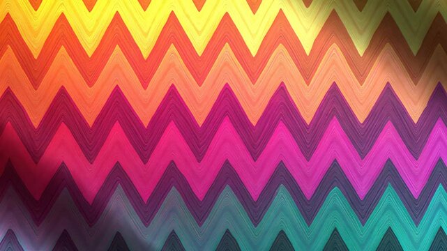 A colorful chevron pattern with a subtle gradient effect