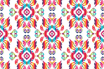 Paisley ethnic patterns design.Oriental ethnic seamless pattern traditional background Design for carpet,wallpaper,clothing,wrapping,batik, fabric,Vector illustration embroidery style.