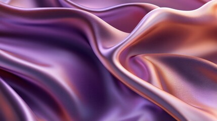 Fototapeta premium Abstract Purple Satin Fabric