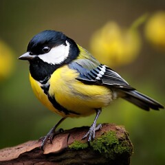 Obraz premium tit bird