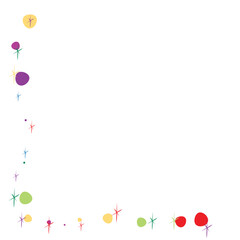 Falling Stars Christmas White Background. Flying Constellation Design. Top Dust Illustration. Rainbow Confetti Independence Card.
