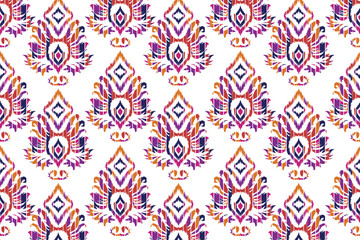 Paisley ethnic patterns design.Oriental ethnic seamless pattern traditional background Design for carpet,wallpaper,clothing,wrapping,batik, fabric,Vector illustration embroidery style.