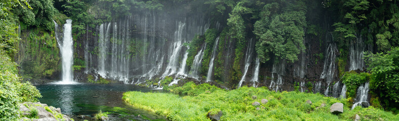 Shiraito Falls, Shiraito no Taki, in Fujinomiya, Shizuoka, Japan