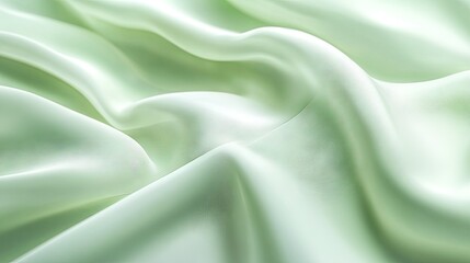 Obraz premium A soft green background with a smooth texture, perfect for creating a fresh and lively banner.