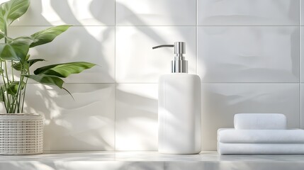 Modern hand soap dispenser mockup. You get to make it your own by tweaking the label design.